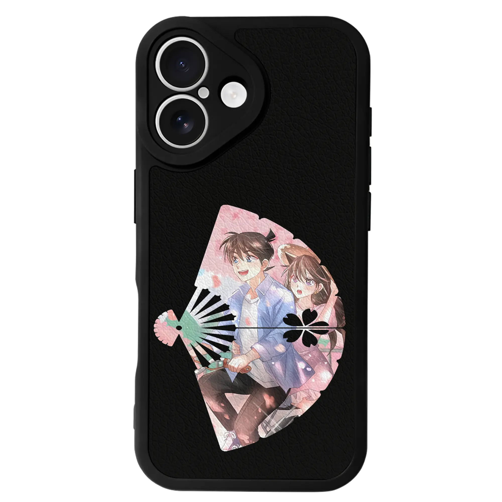 名探偵コナン グッズ 江戸川 コナン - IPhone 16シリーズ対応 ・ シリコンスマホケース ・ レザー調 ・ 高精度フィット ・ 耐衝撃 ・ ワイヤレス充電対応 ・ 精密カット